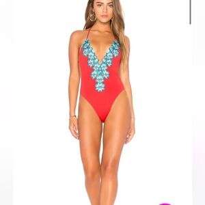 Blue Life Red and Blue One Piece